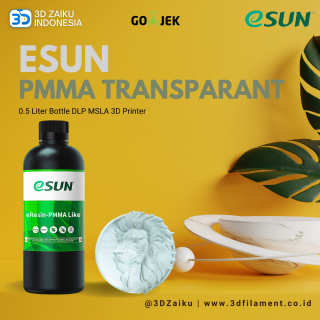 eSUN Resin PMMA Transparent Clear Bottle DLP MSLA LCD 3D Printer